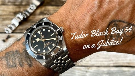 tudor black 54|black bay 54 bracelet.